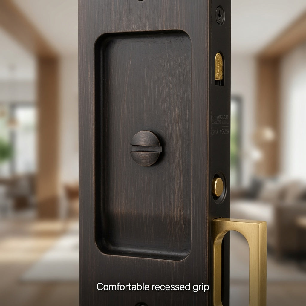 Add Privacy to Thinner Pocket Doors