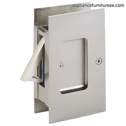 Designed for sliding doors opens easily by pulling the edge