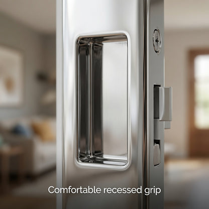 Give Your Pocket Door a Clean, Slim Pull