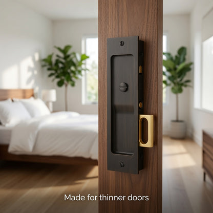 Add Privacy to Thinner Pocket Doors