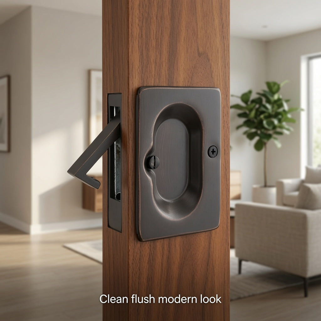 Find a Pocket Door Lock That Fits Thinner Doors