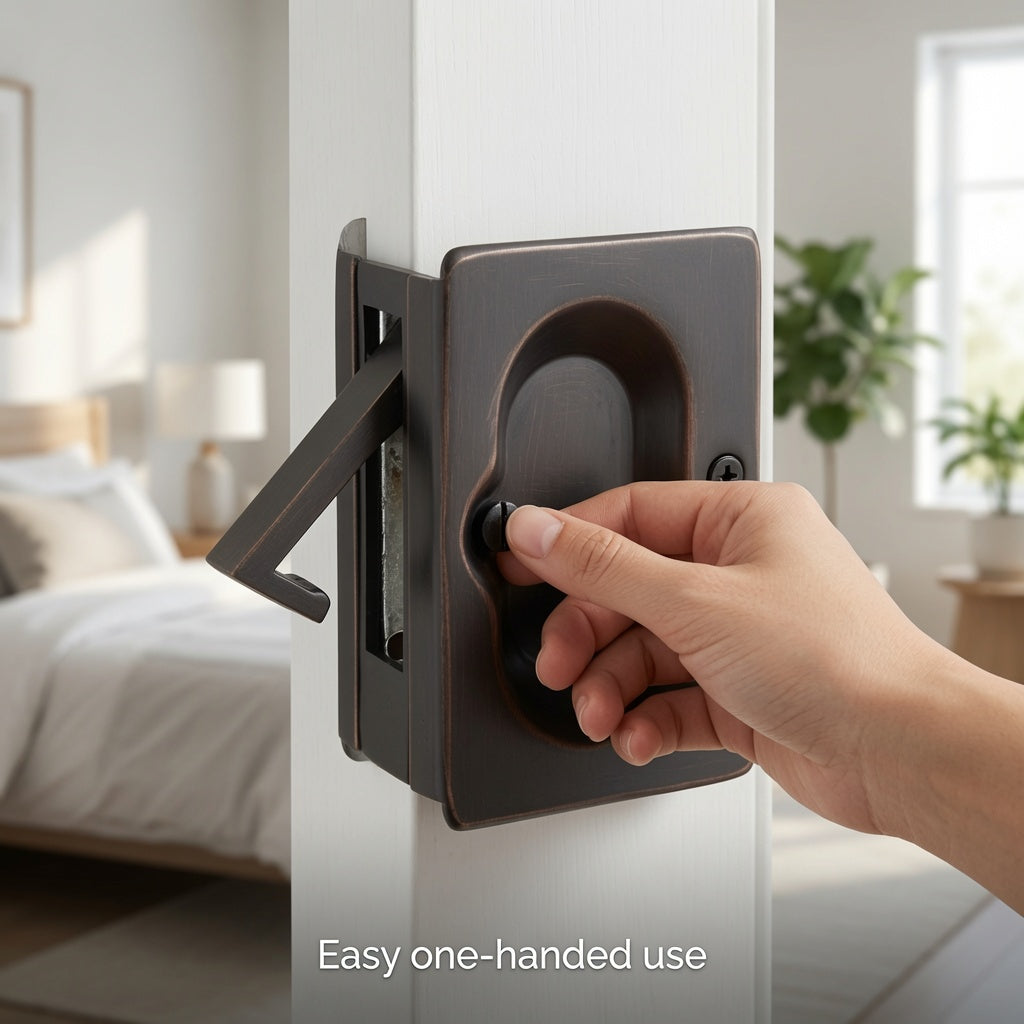 Find a Pocket Door Lock That Fits Thinner Doors