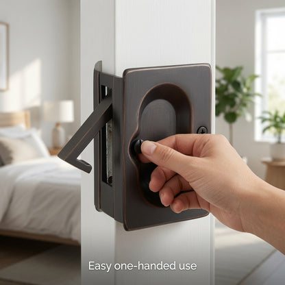 Find a Pocket Door Lock That Fits Thinner Doors