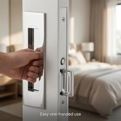 Give Your Pocket Door a Clean, Slim Pull