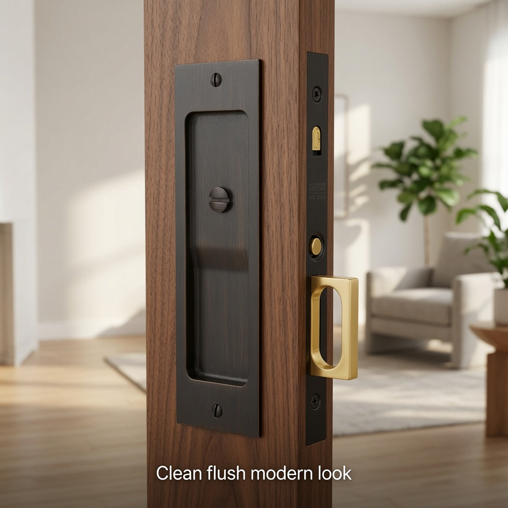 Add Privacy to Thinner Pocket Doors