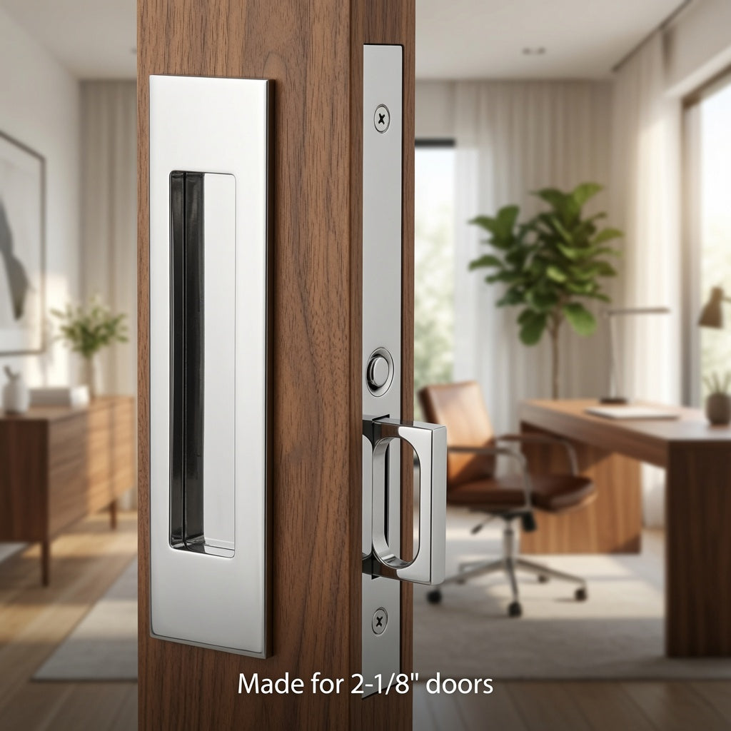 Give Your Pocket Door a Clean, Slim Pull