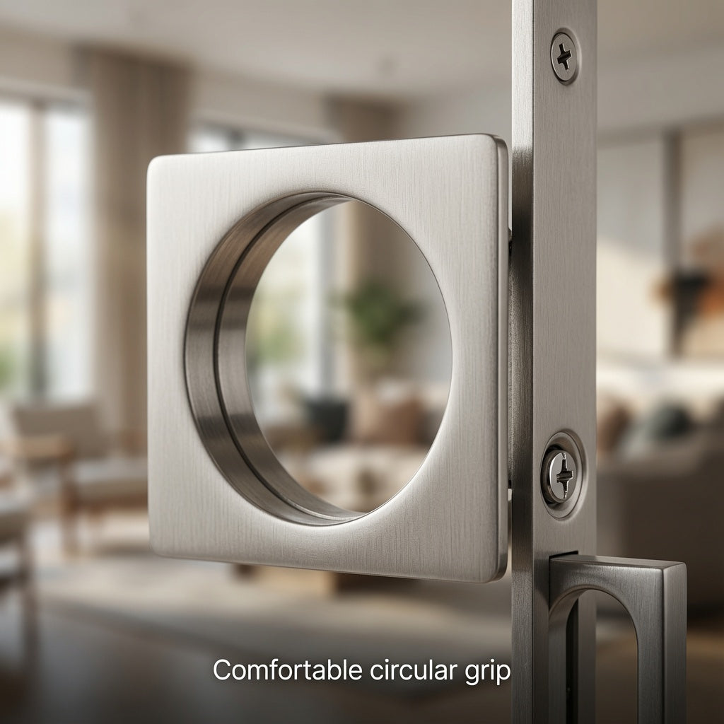 Upgrade Your Pocket Door with a Square Flush Lock