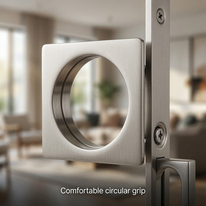 Upgrade Your Pocket Door with a Square Flush Lock