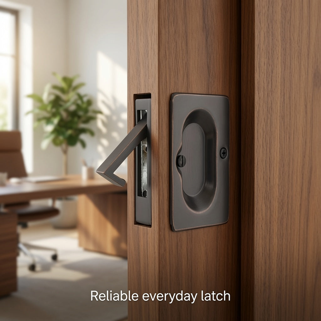 Find a Pocket Door Lock That Fits Thinner Doors