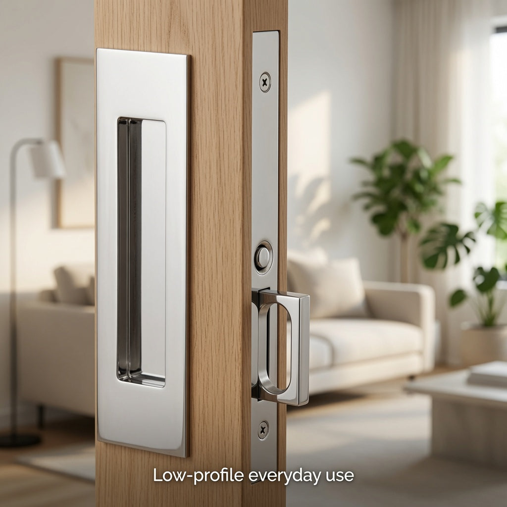 Give Your Pocket Door a Clean, Slim Pull