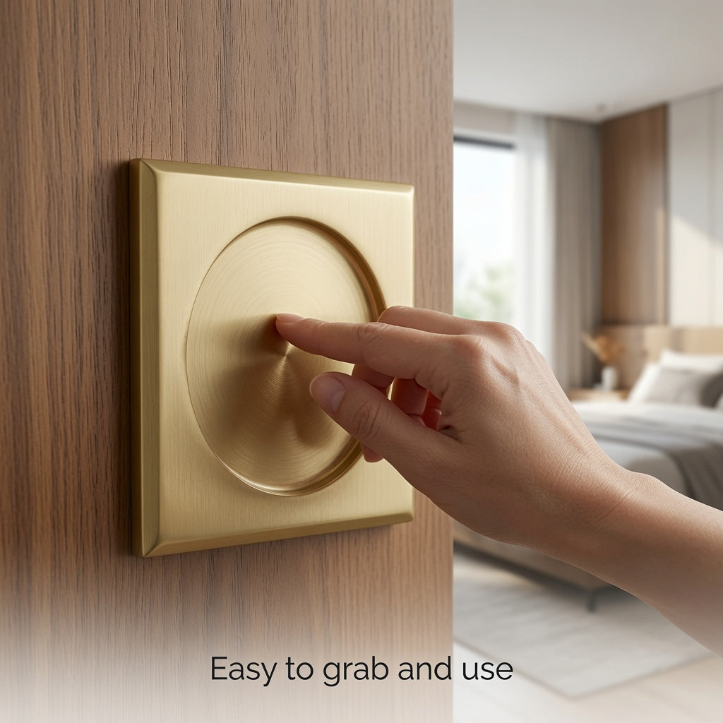 Add a Clean Flush Pull to Your Pocket Door