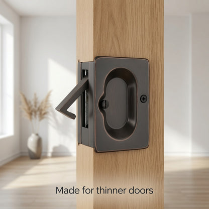Find a Pocket Door Lock That Fits Thinner Doors