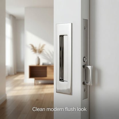 Give Your Pocket Door a Clean, Slim Pull