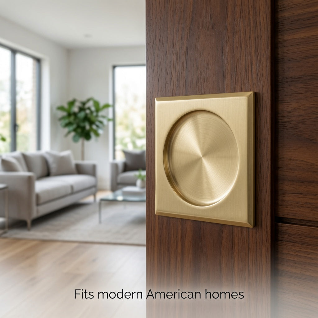 Add a Clean Flush Pull to Your Pocket Door