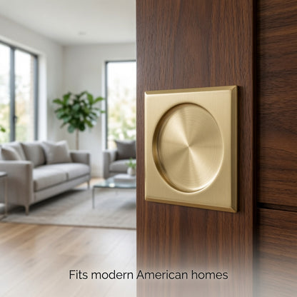 Add a Clean Flush Pull to Your Pocket Door